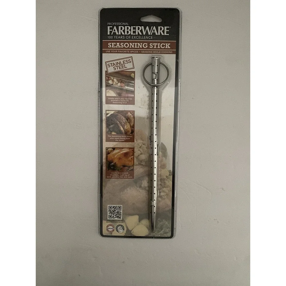 FARBERWARE Seasoning Stick Stainless Steel Kitchen Cooking NEW